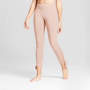 Joylab womens blush Heidi mid rise 7/8 leggings